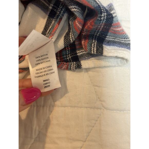 Rails Hunter Plaid Button Down Shirt blue red Women’s Size Small long sleeve - Picture 5 of 6